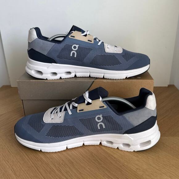 On Cloud Cloudrift Metal/Navy Men Running Sneakers- SZ 12.5 main image 9